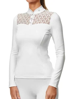 Crystal Champion Competition Top Langarm White