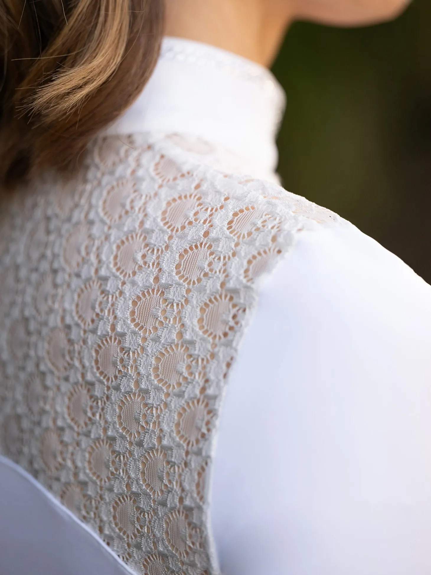 Crystal Champion Competition Top Langarm White