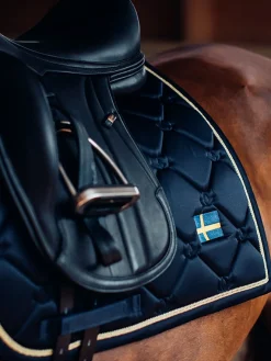 Dressurschabracke Blau