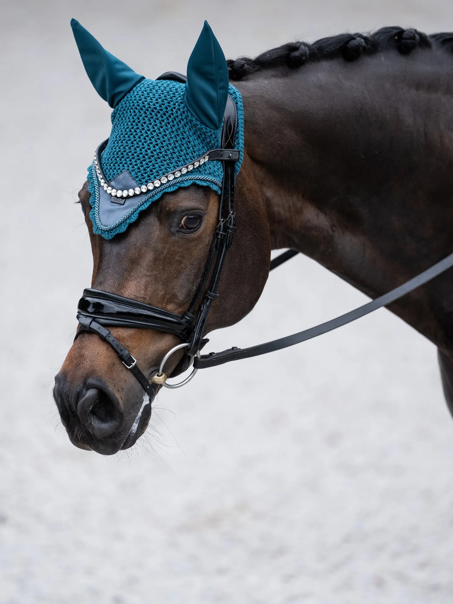 Fliegenhaube Teal blue