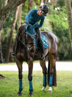 Fliegenhaube Teal blue