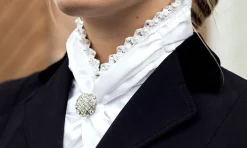 Plastron Queen Weiß