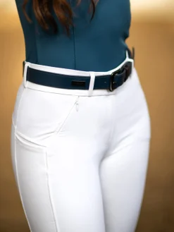 Reithose Elite White