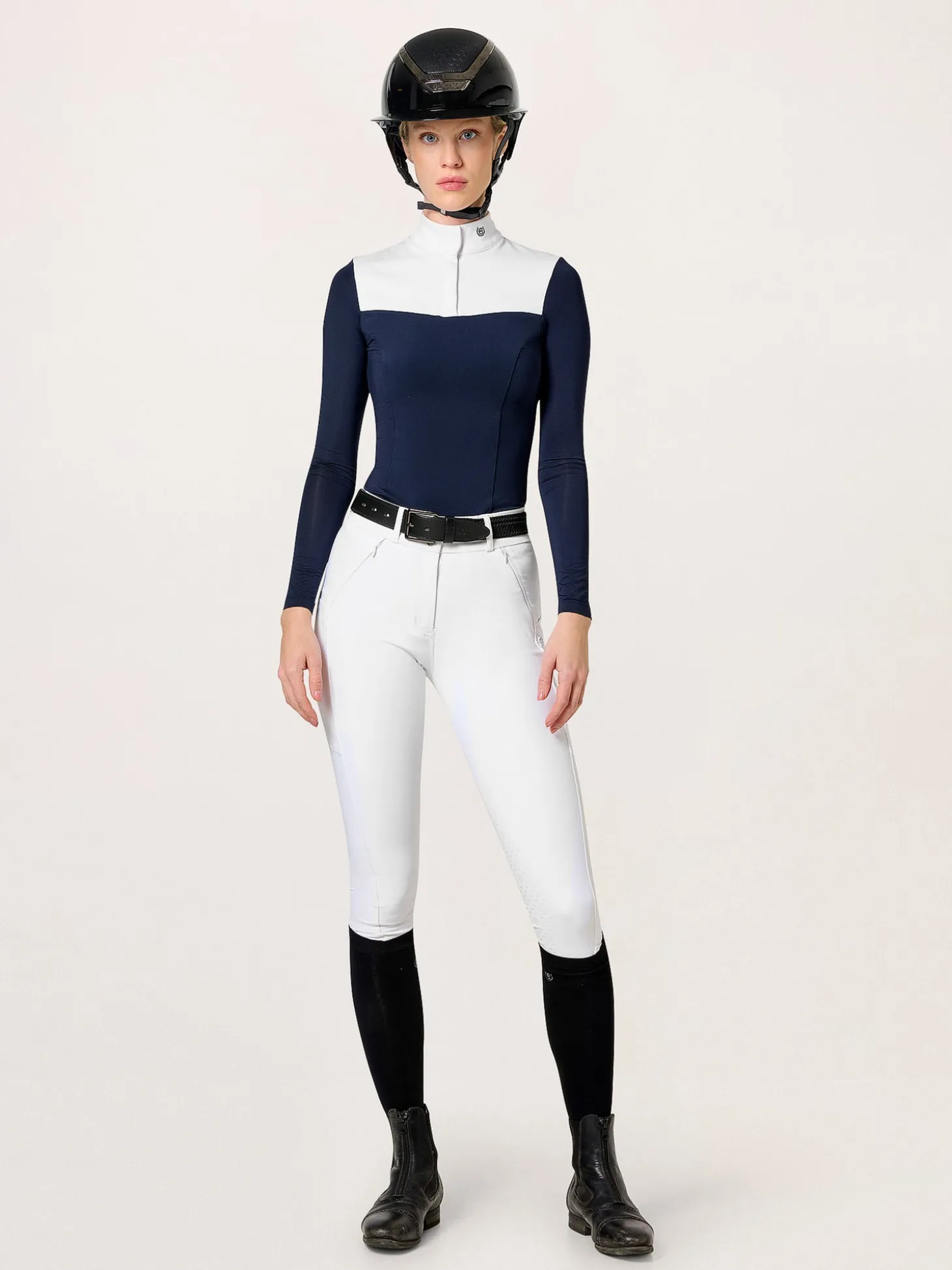 Reithose Elite White