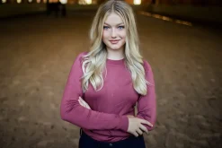 Rundhals Strickoberteil