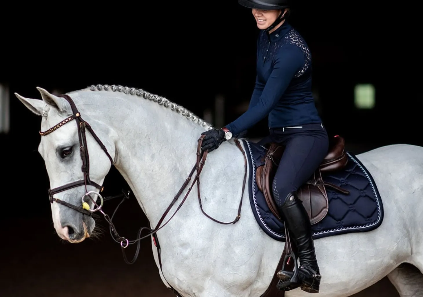 Springschabracke ohne ES-Metallabzeichen